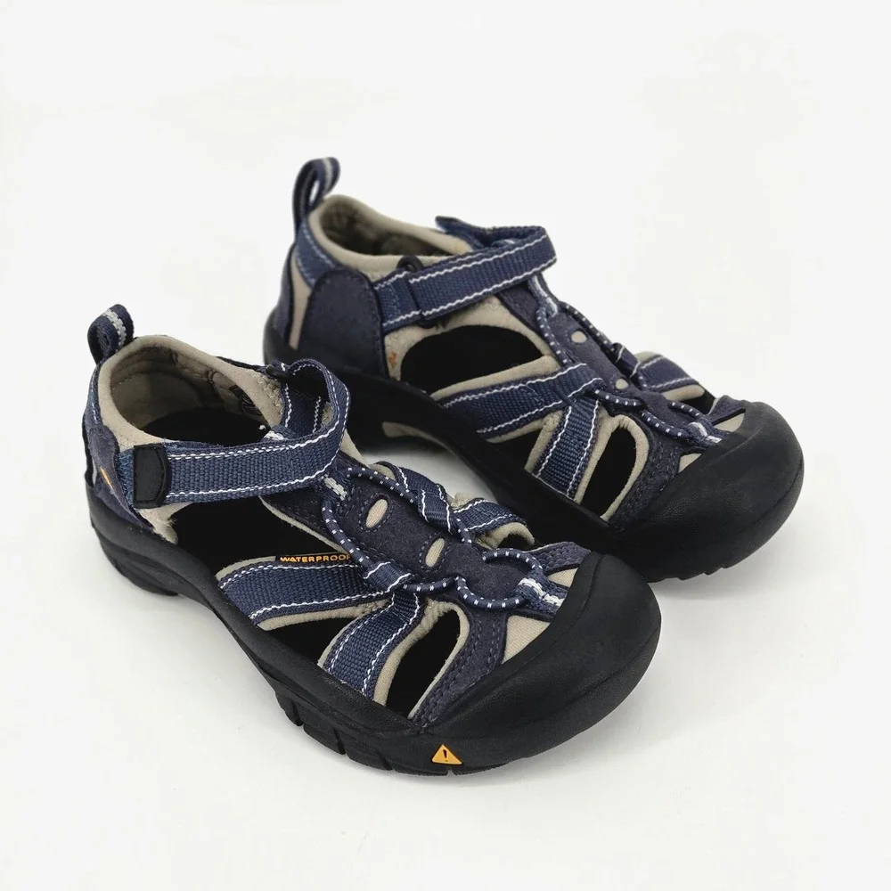 KEEN Kids Newport H2 Blue Closed Toe Water Hiking Sandals Shoes Size 13 US EU 31